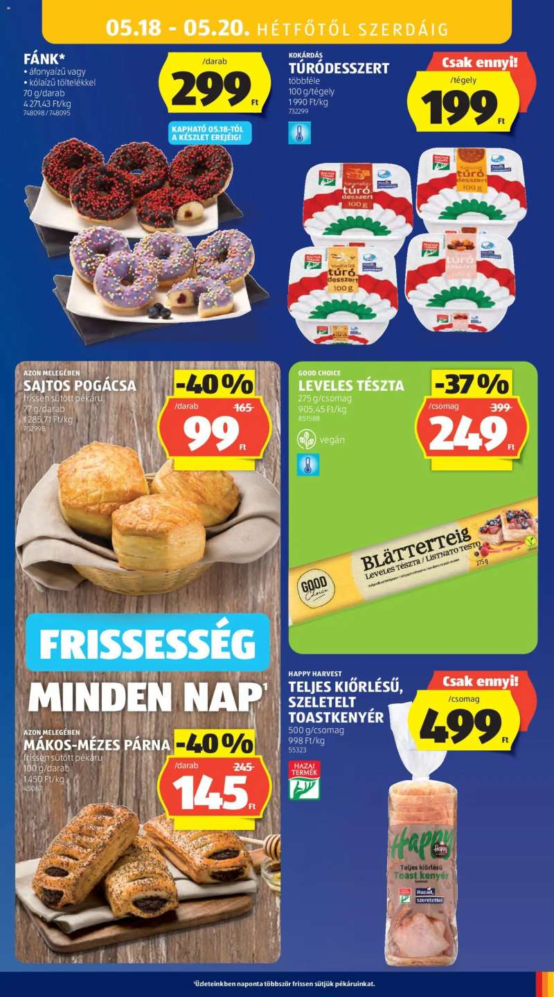 Aldi Aldi akciós újság 35 oldal