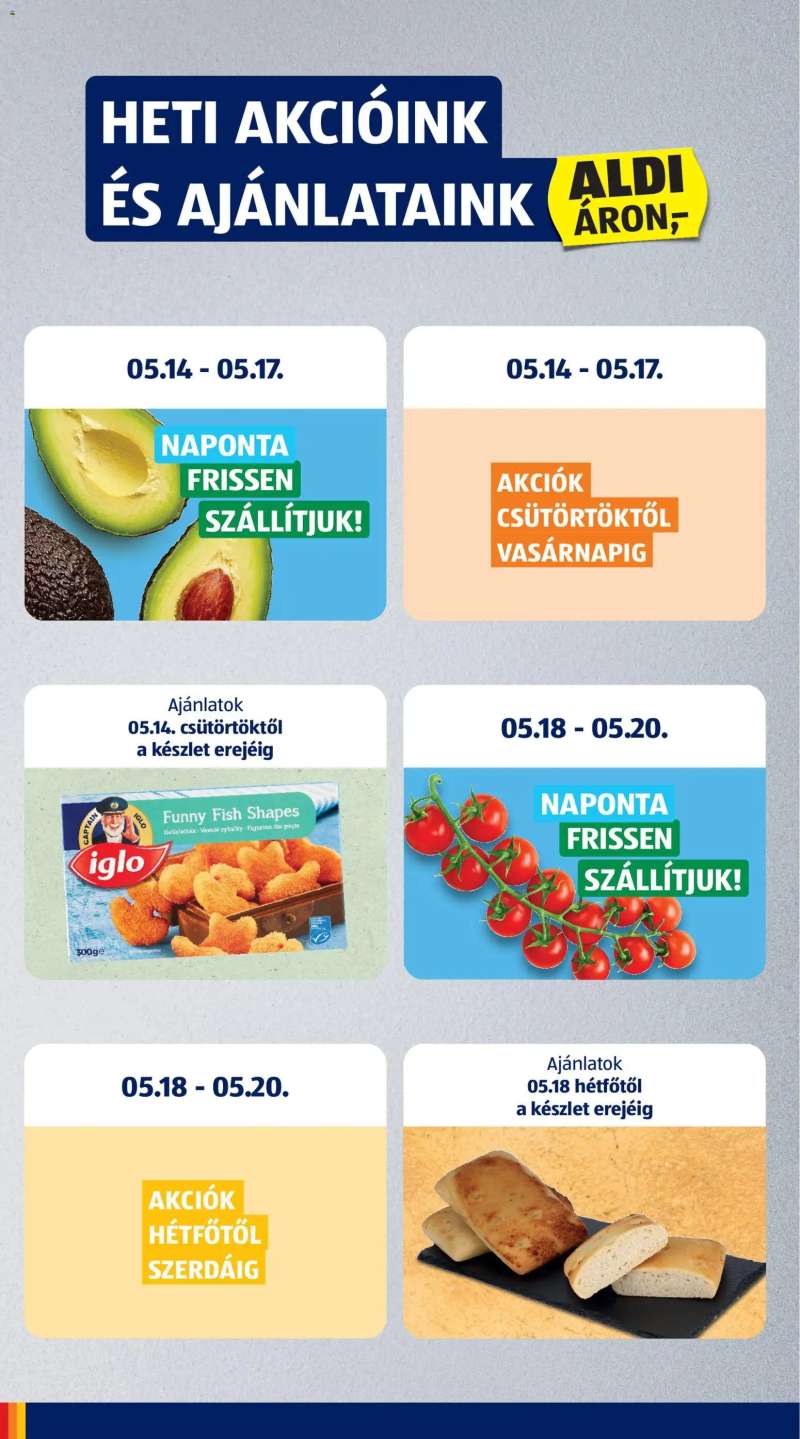 Aldi Aldi akciós újság 4 oldal