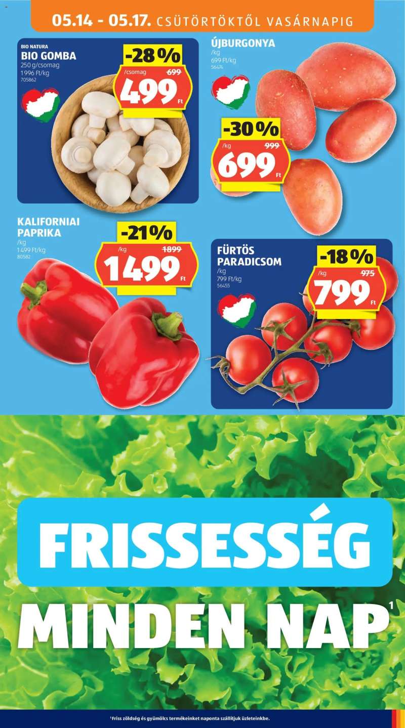 Aldi Aldi akciós újság 7 oldal
