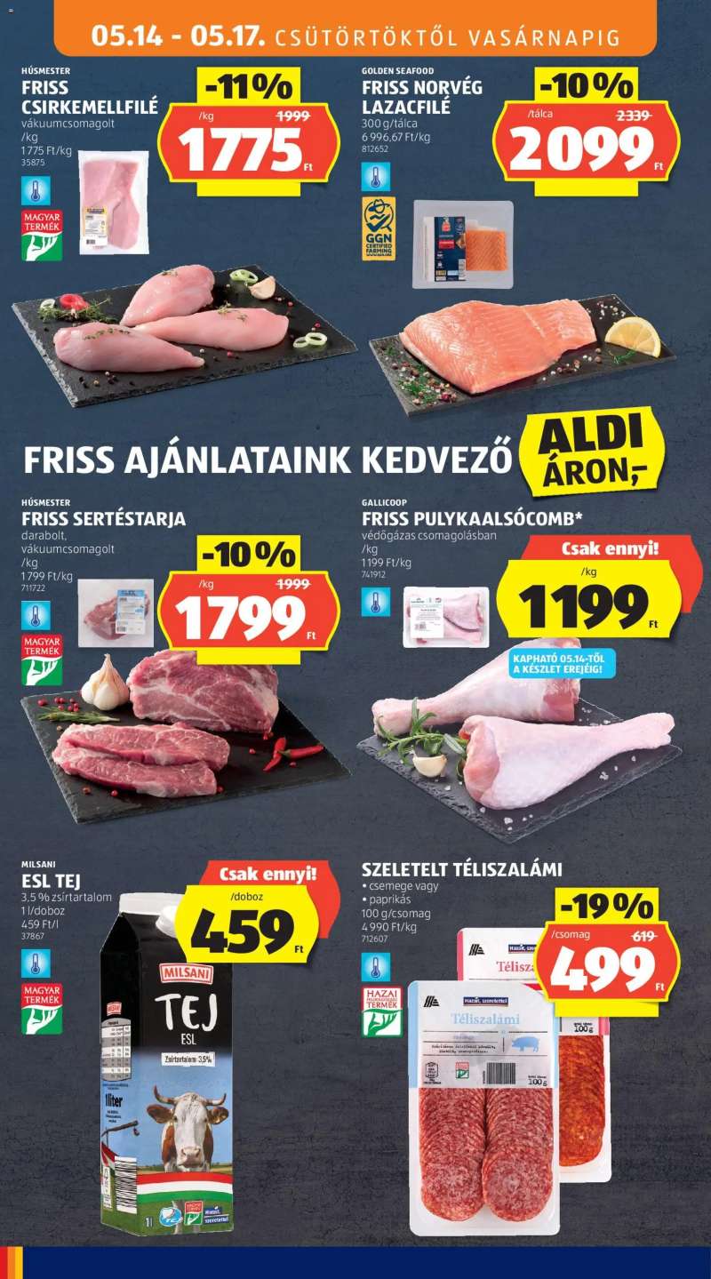 Aldi Aldi akciós újság 8 oldal
