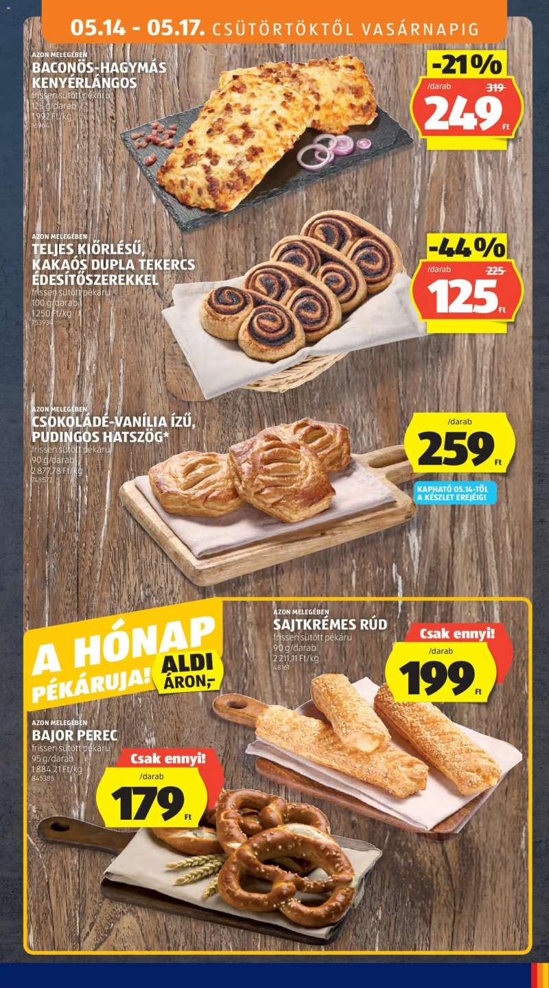 Aldi Aldi akciós újság 9 oldal