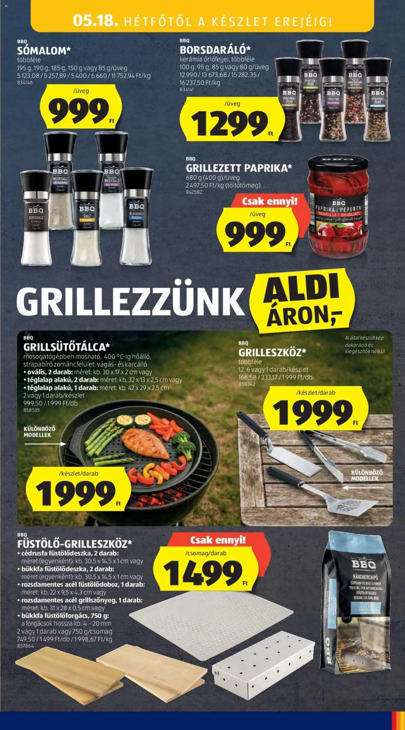 Aldi Aldi Középső sor termékei 11 oldal