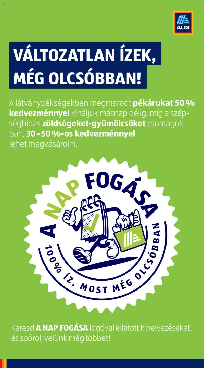 Aldi Aldi Középső sor termékei 12 oldal