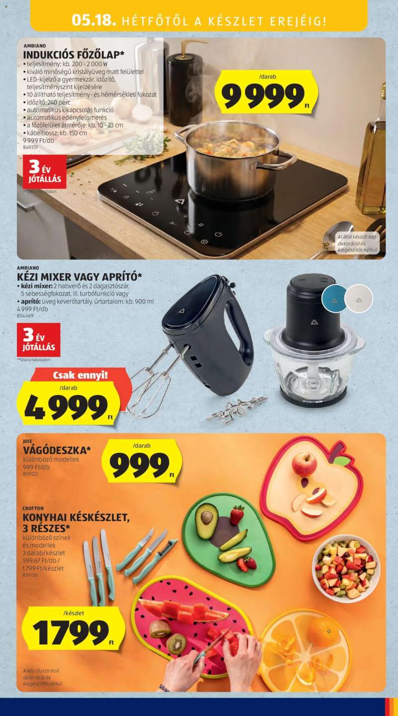 Aldi Aldi Középső sor termékei 15 oldal