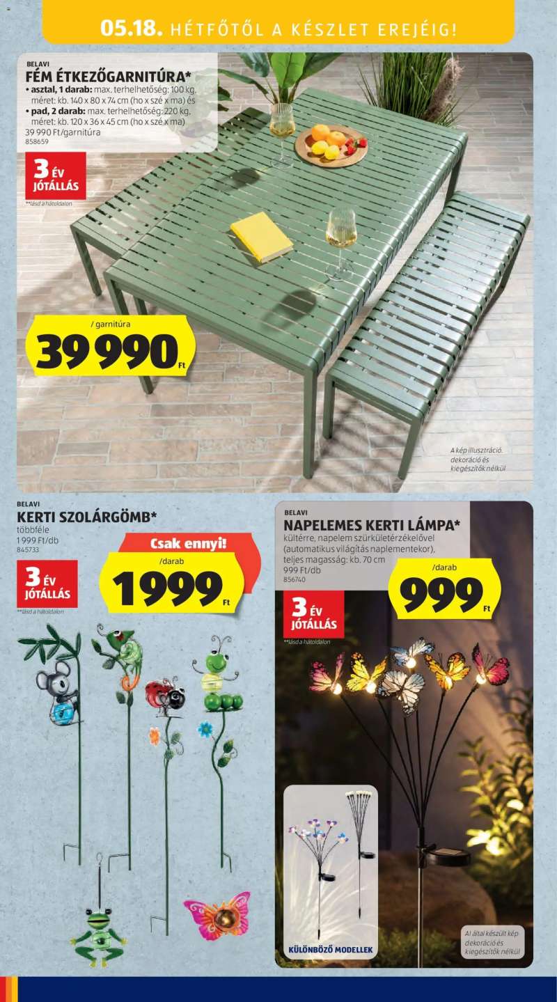 Aldi Aldi Középső sor termékei 20 oldal