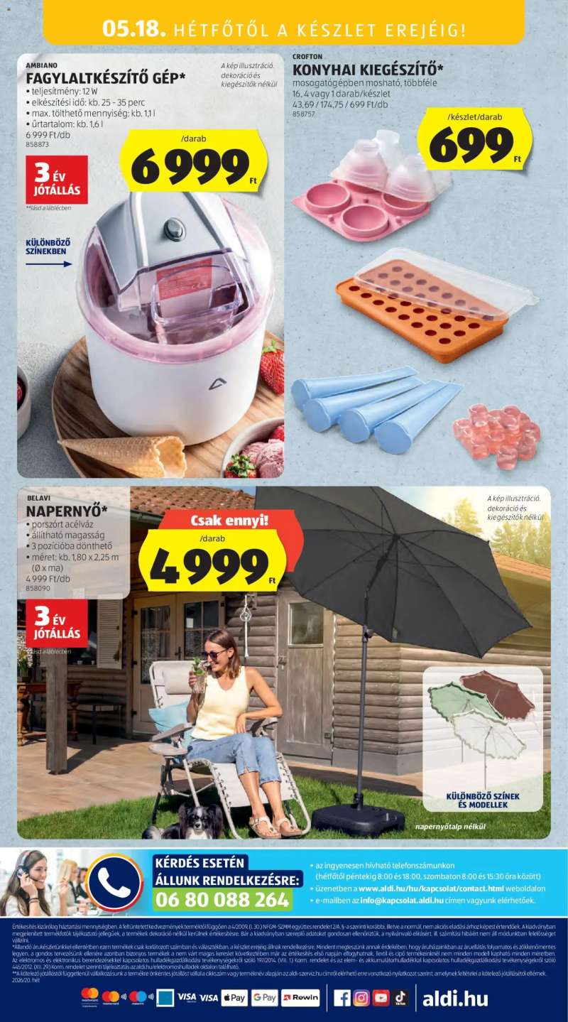 Aldi Aldi Középső sor termékei 22 oldal