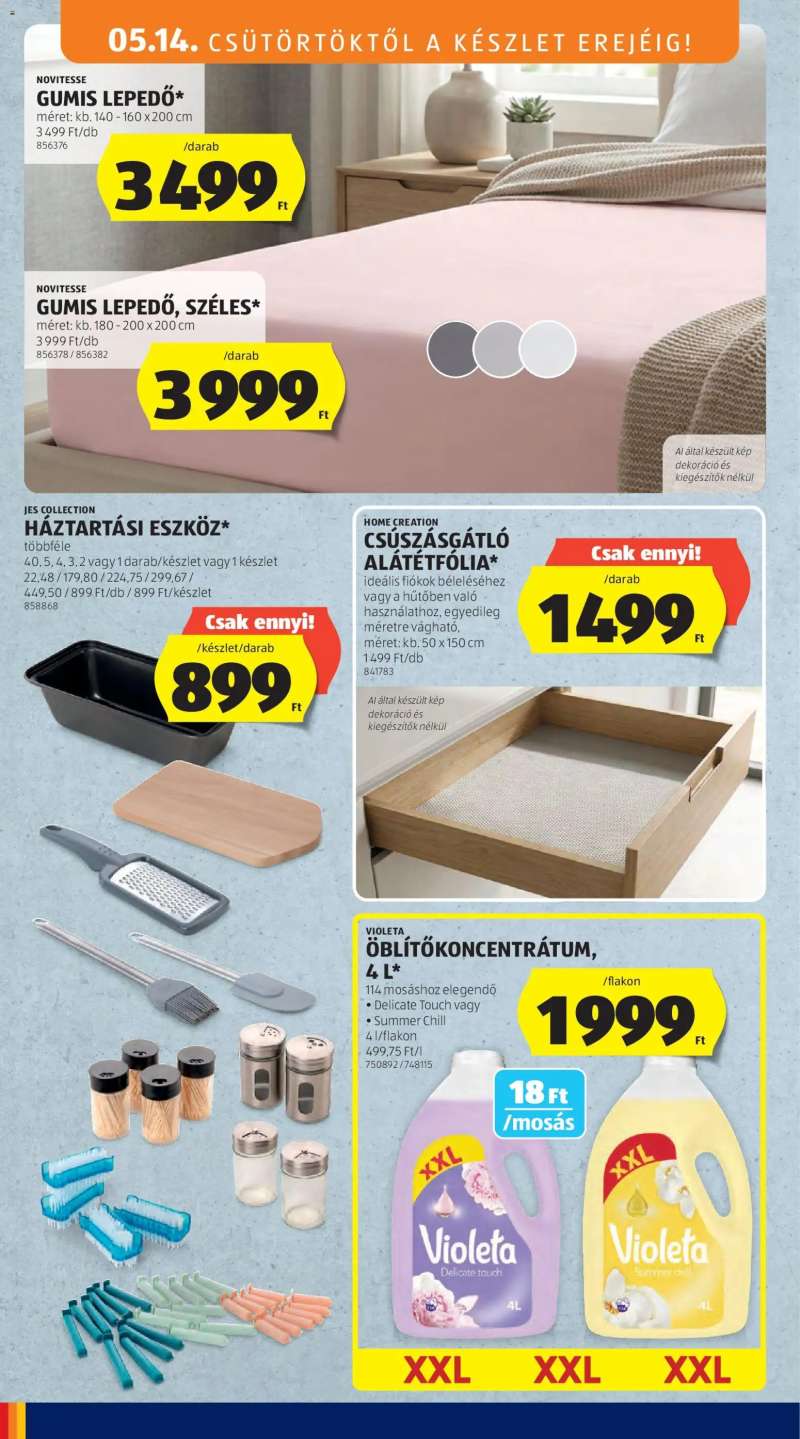 Aldi Aldi Középső sor termékei 4 oldal