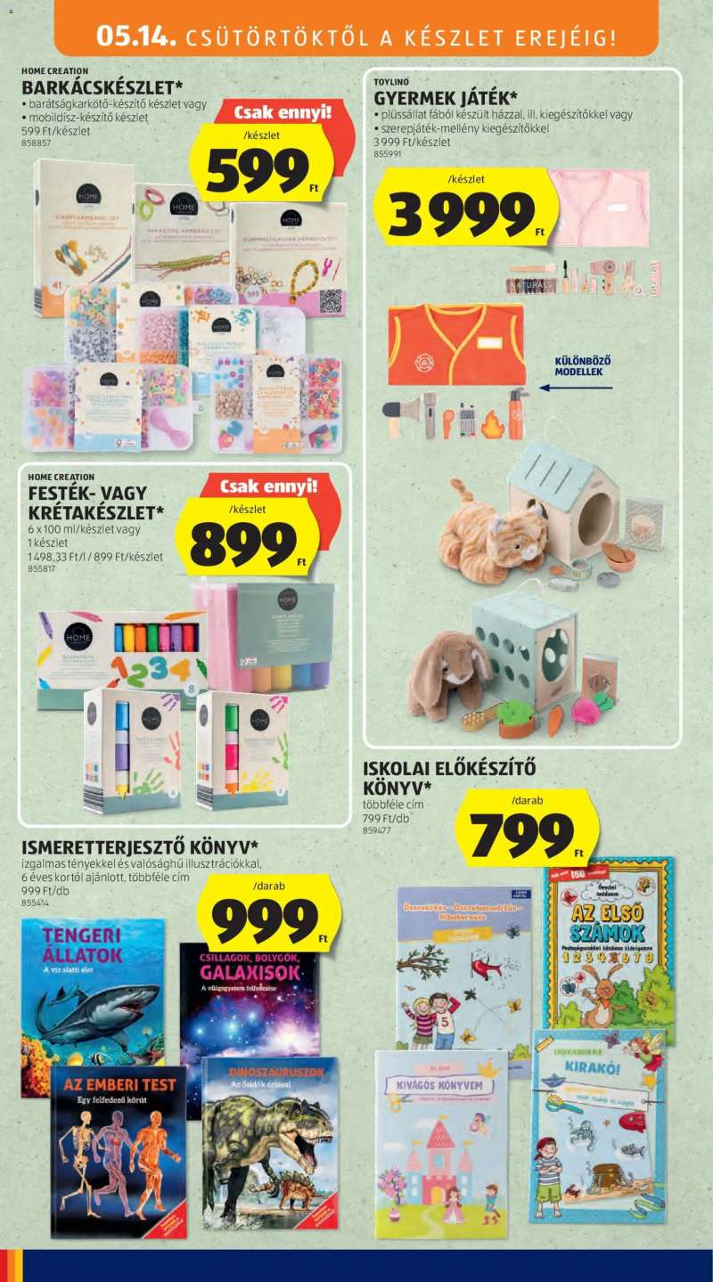Aldi Aldi Középső sor termékei 8 oldal