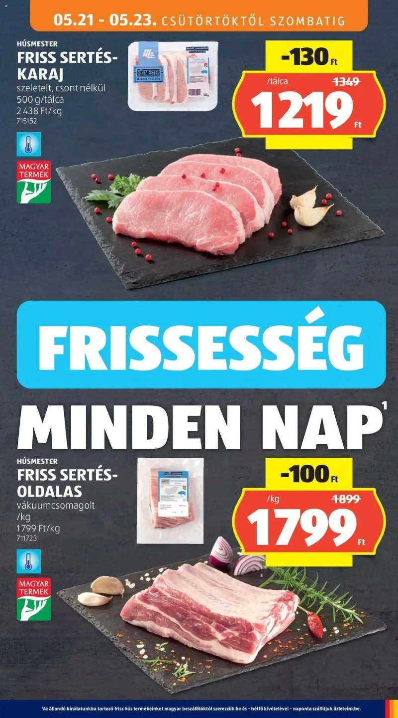 Aldi Aldi újság érvényessége 2026.05.27-ig 15 oldal