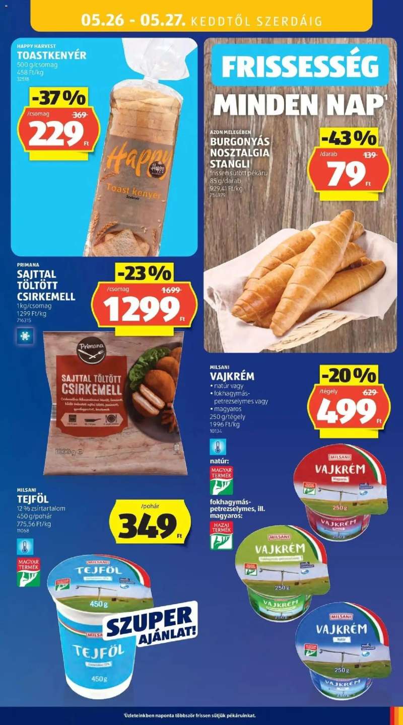 Aldi Aldi újság érvényessége 2026.05.27-ig 35 oldal