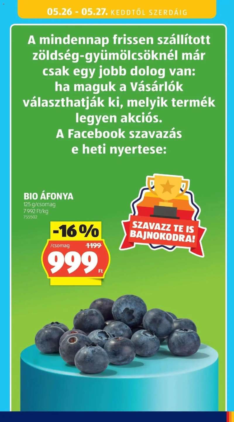 Aldi Aldi újság érvényessége 2026.05.27-ig 37 oldal