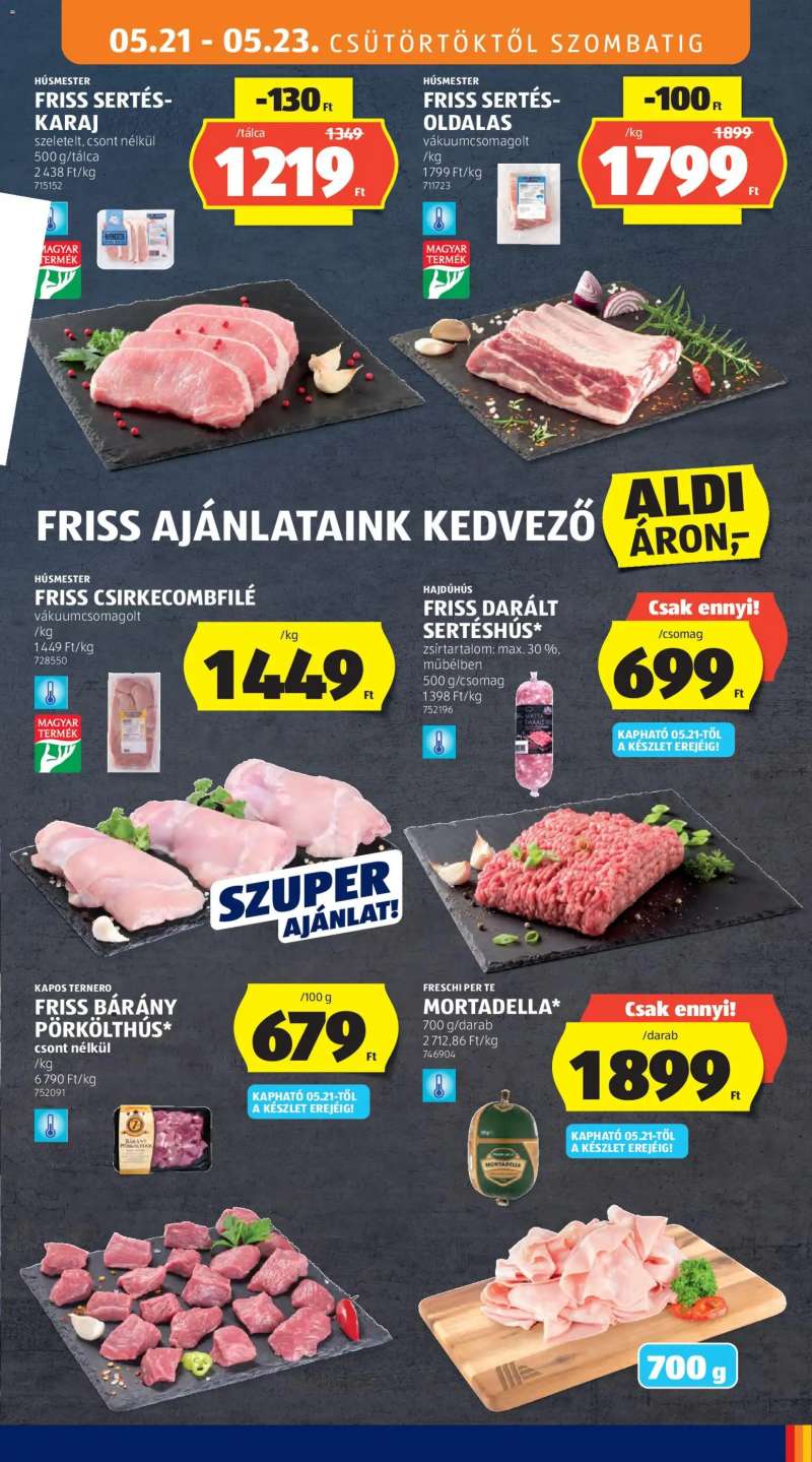 Aldi Aldi akciós újság 11 oldal