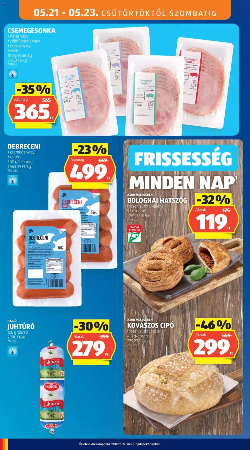 Aldi Aldi akciós újság 12 oldal
