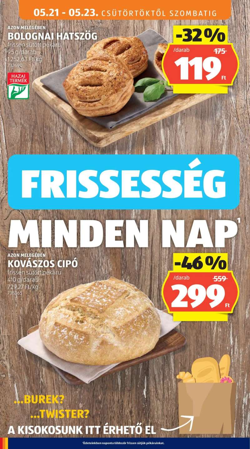 Aldi Aldi akciós újság 14 oldal
