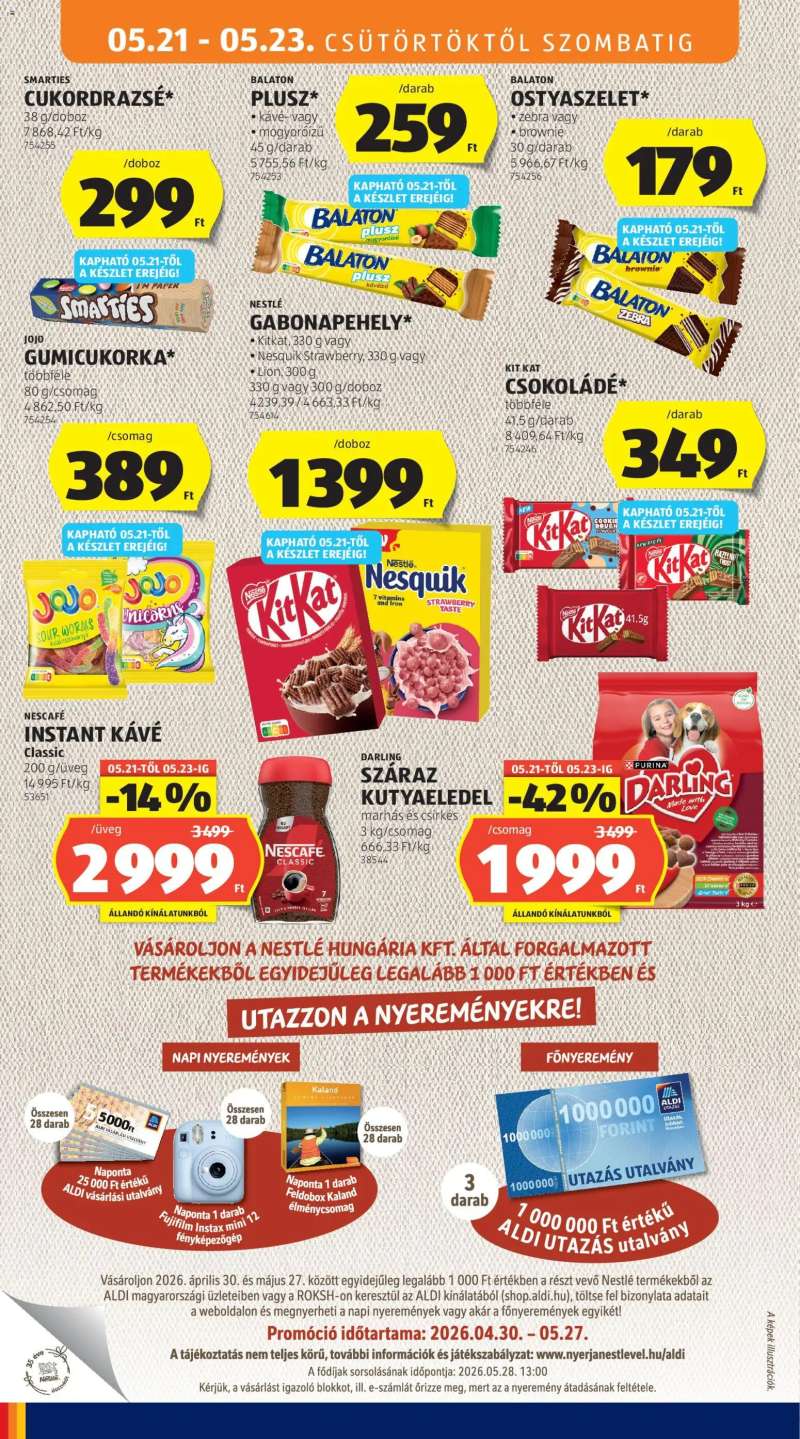 Aldi Aldi akciós újság 20 oldal