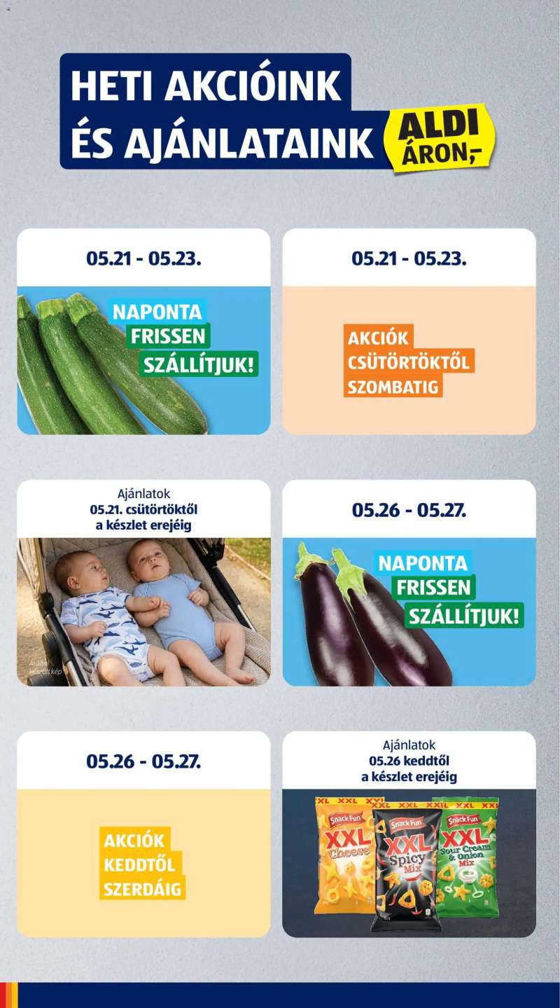 Aldi Aldi akciós újság 6 oldal