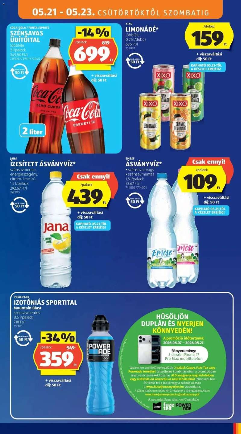 Aldi Aldi aktuális akciós újság 17 oldal