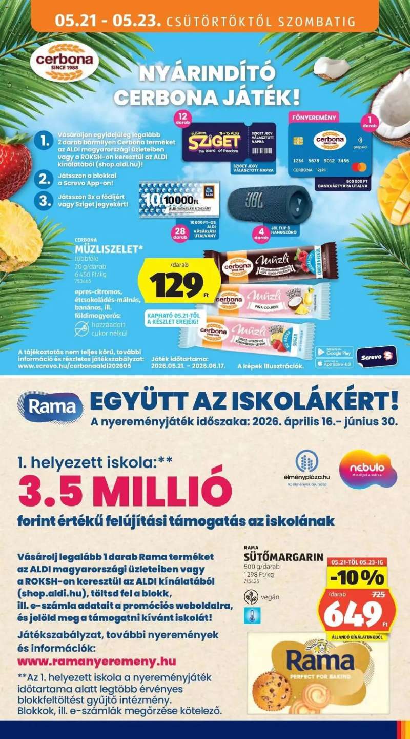 Aldi Aldi aktuális akciós újság 19 oldal