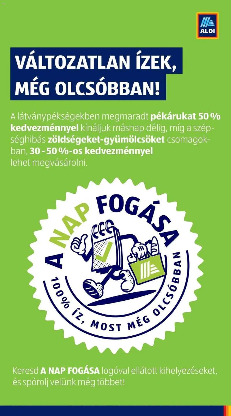 Aldi Aldi aktuális akciós újság 21 oldal