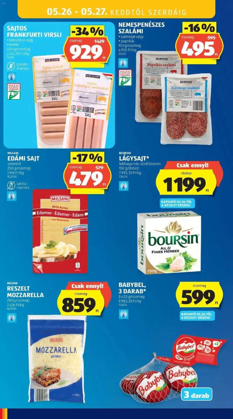 Aldi Aldi aktuális akciós újság 34 oldal
