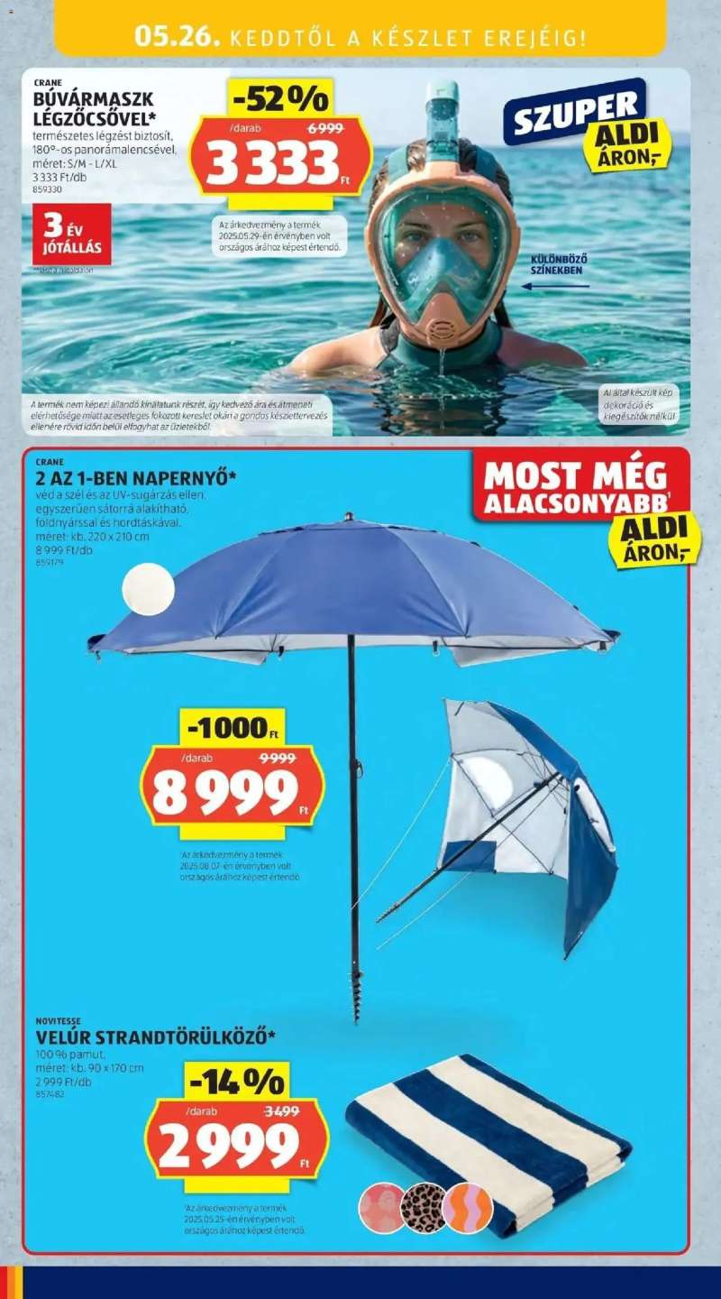 Aldi Aldi aktuális akciós újság 54 oldal
