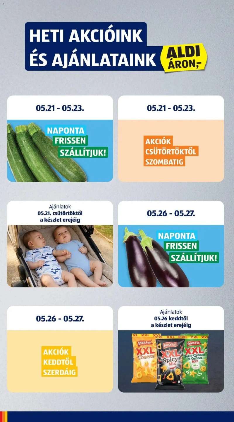 Aldi Aldi aktuális akciós újság 6 oldal