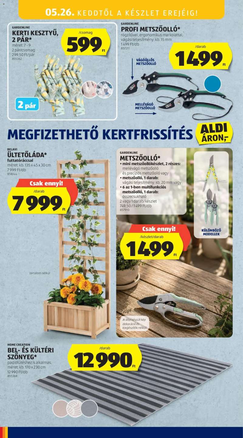 Aldi Aldi Középső sor termékei 16 oldal