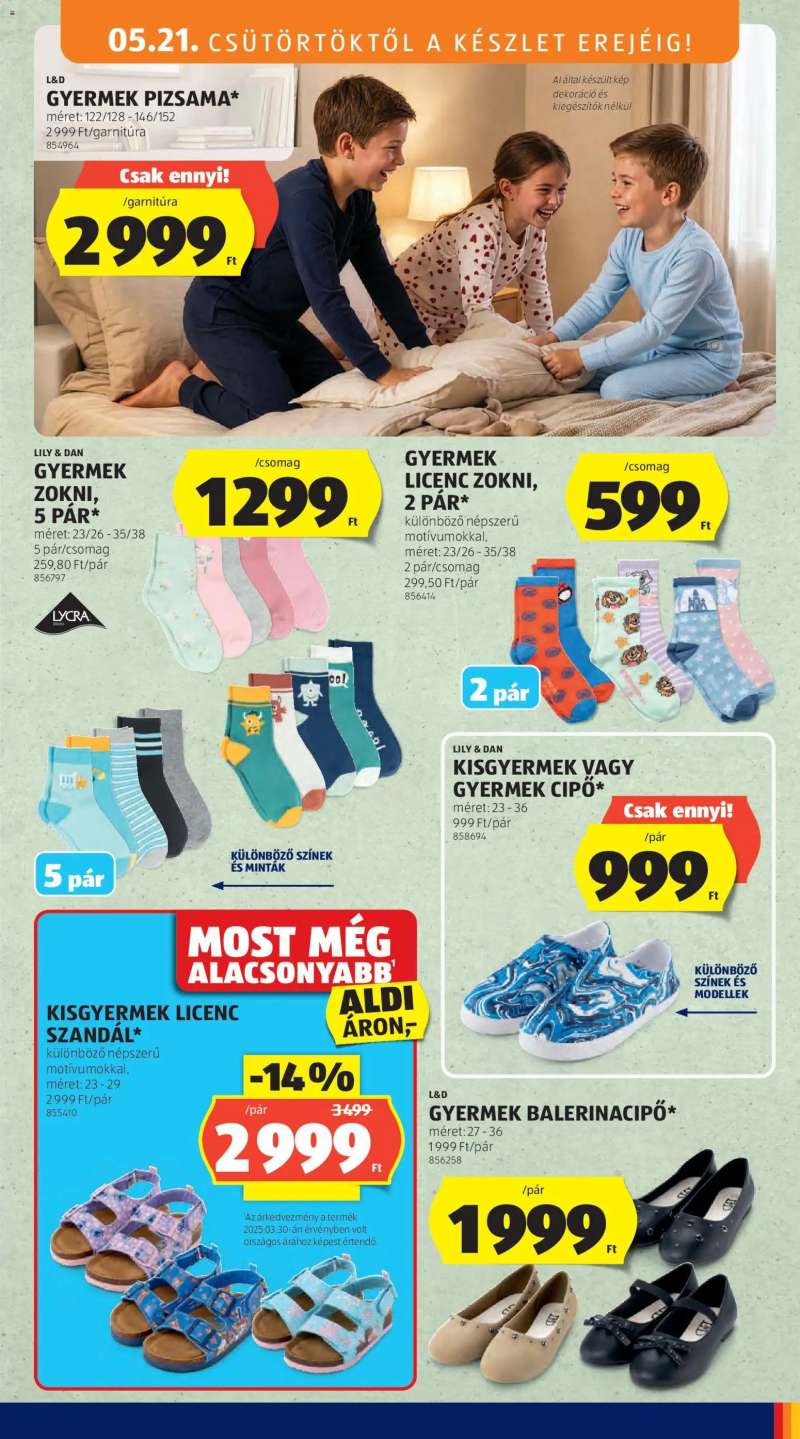 Aldi Aldi Középső sor termékei 5 oldal