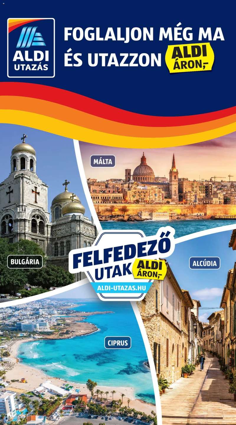 Aldi Aldi Utazás katalógus 6 oldal