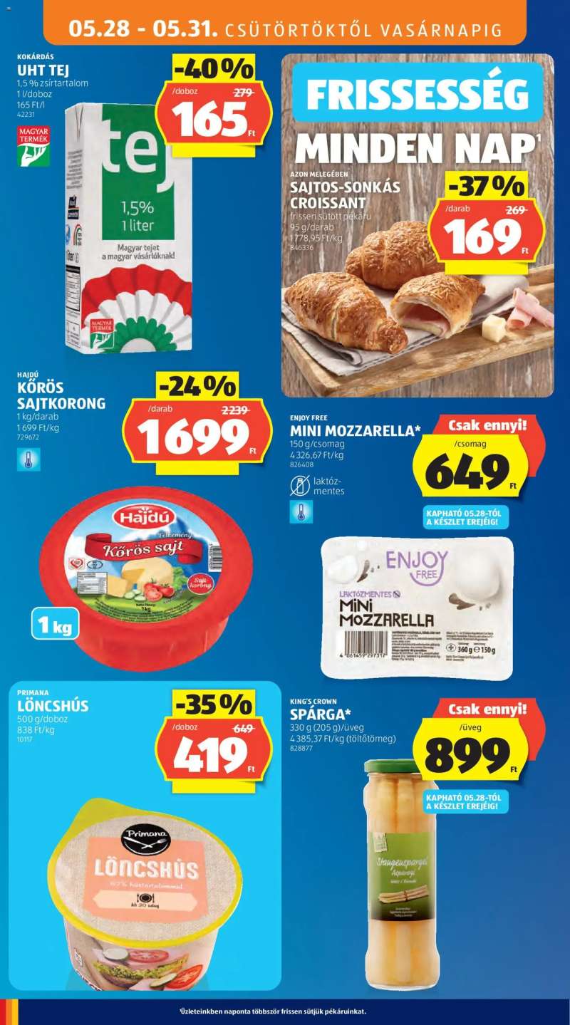 Aldi Aldi akciós újság 14 oldal