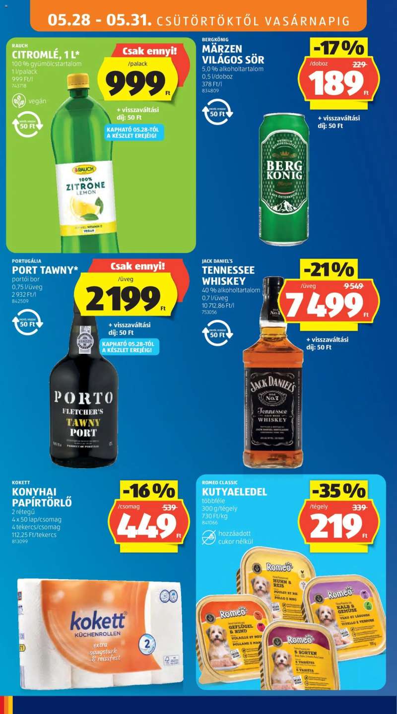 Aldi Aldi akciós újság 18 oldal