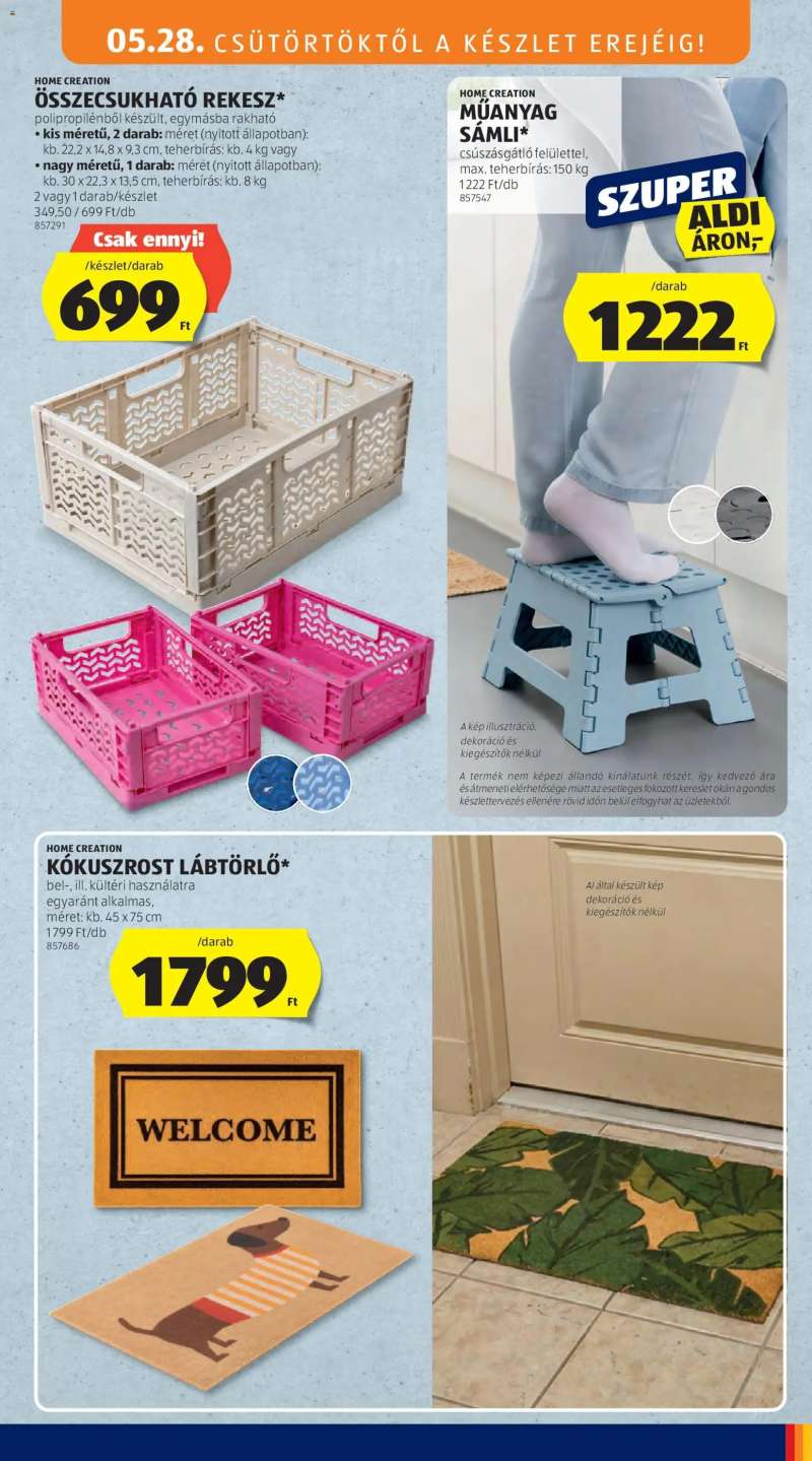 Aldi Aldi akciós újság 29 oldal
