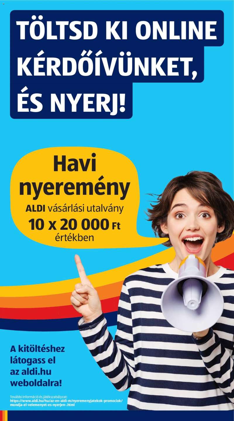 Aldi Aldi akciós újság 34 oldal