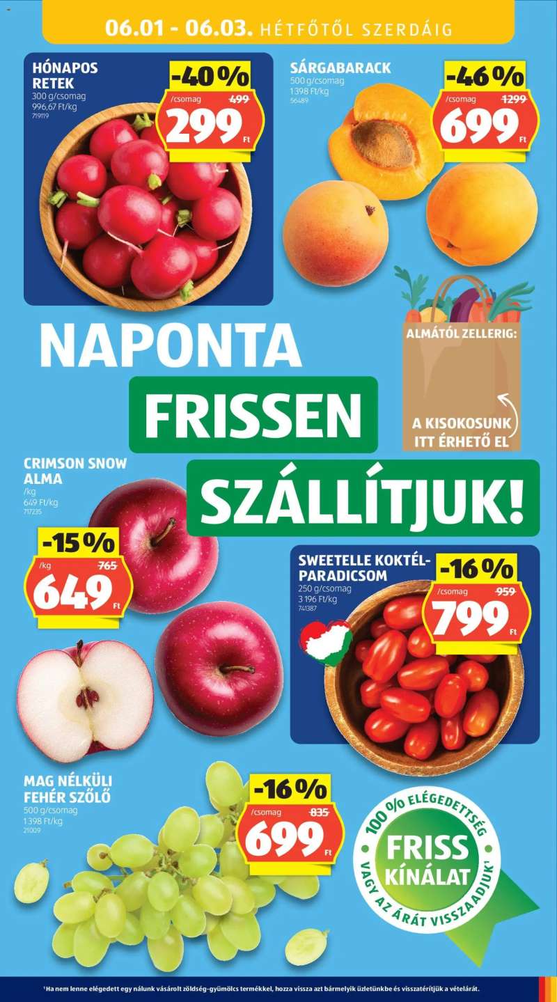Aldi Aldi akciós újság 35 oldal