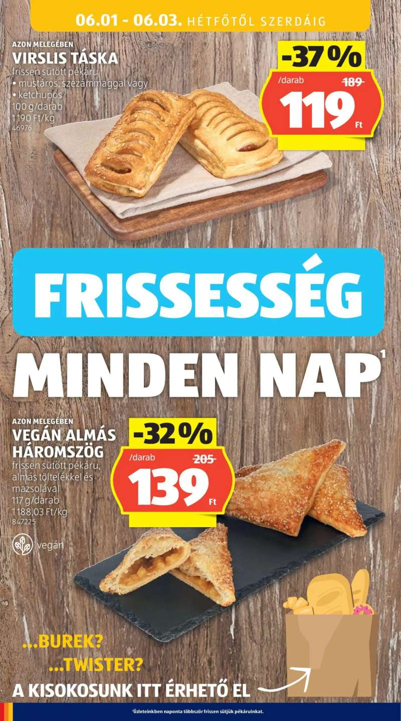 Aldi Aldi akciós újság 40 oldal
