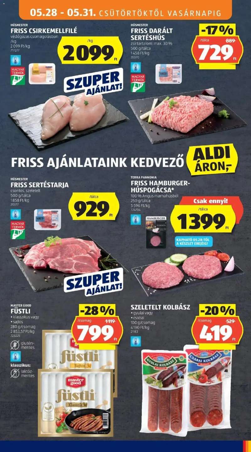 Aldi Aldi aktuális akciós újság 11 oldal