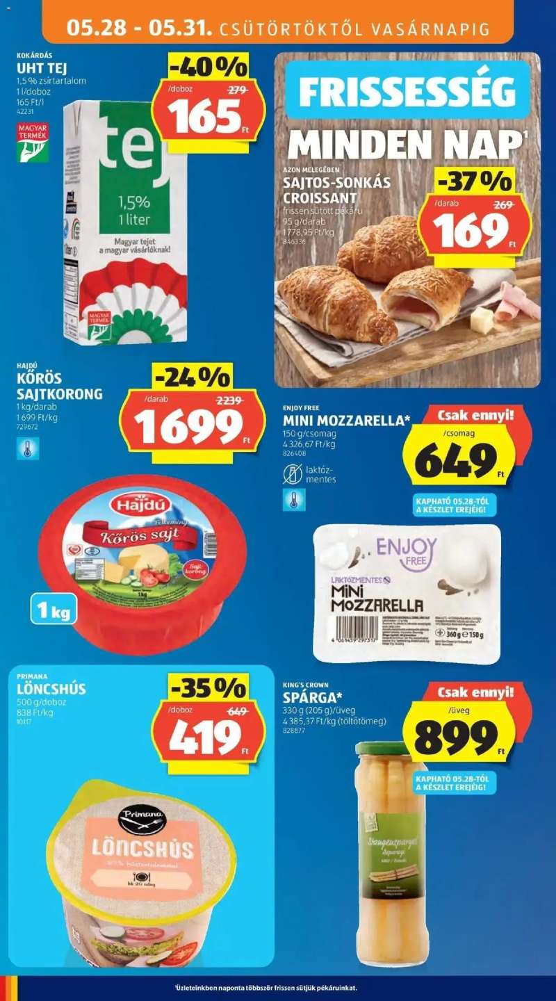 Aldi Aldi aktuális akciós újság 14 oldal