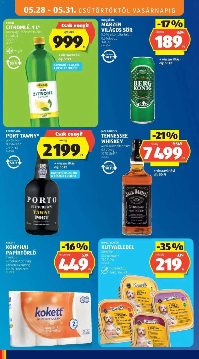 Aldi Aldi aktuális akciós újság 18 oldal