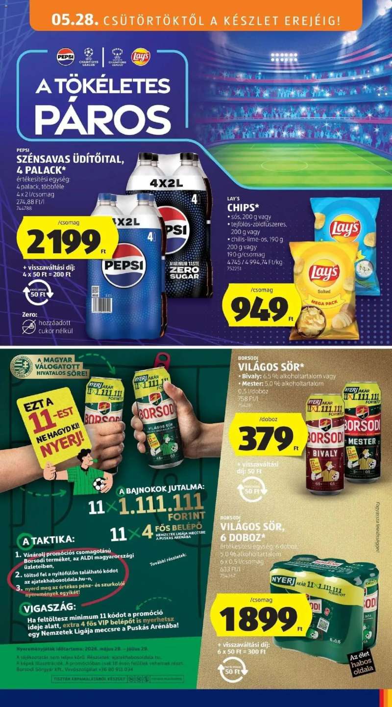 Aldi Aldi aktuális akciós újság 21 oldal
