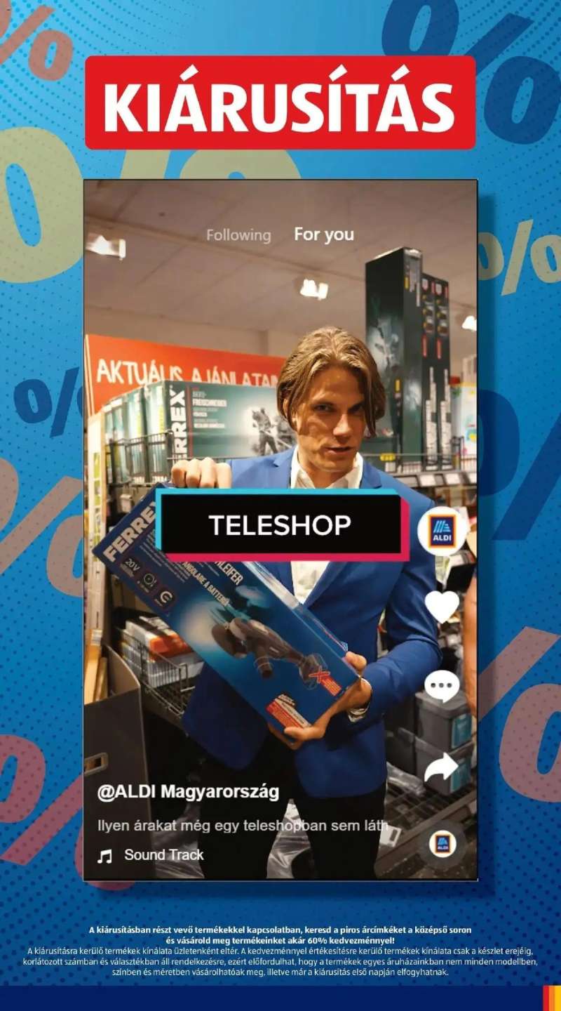 Aldi Aldi aktuális akciós újság 7 oldal