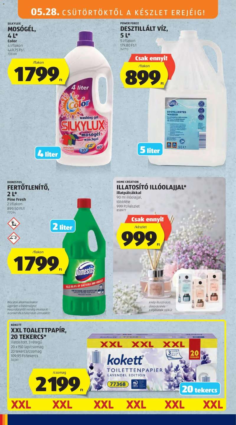 Aldi Aldi Középső sor termékei 8 oldal