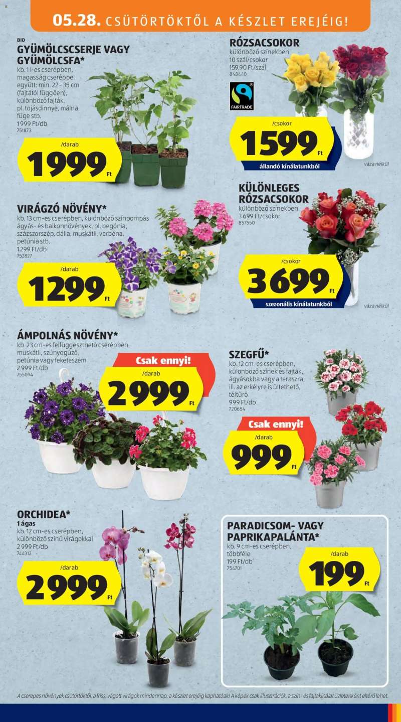 Aldi Aldi Középső sor termékei 9 oldal