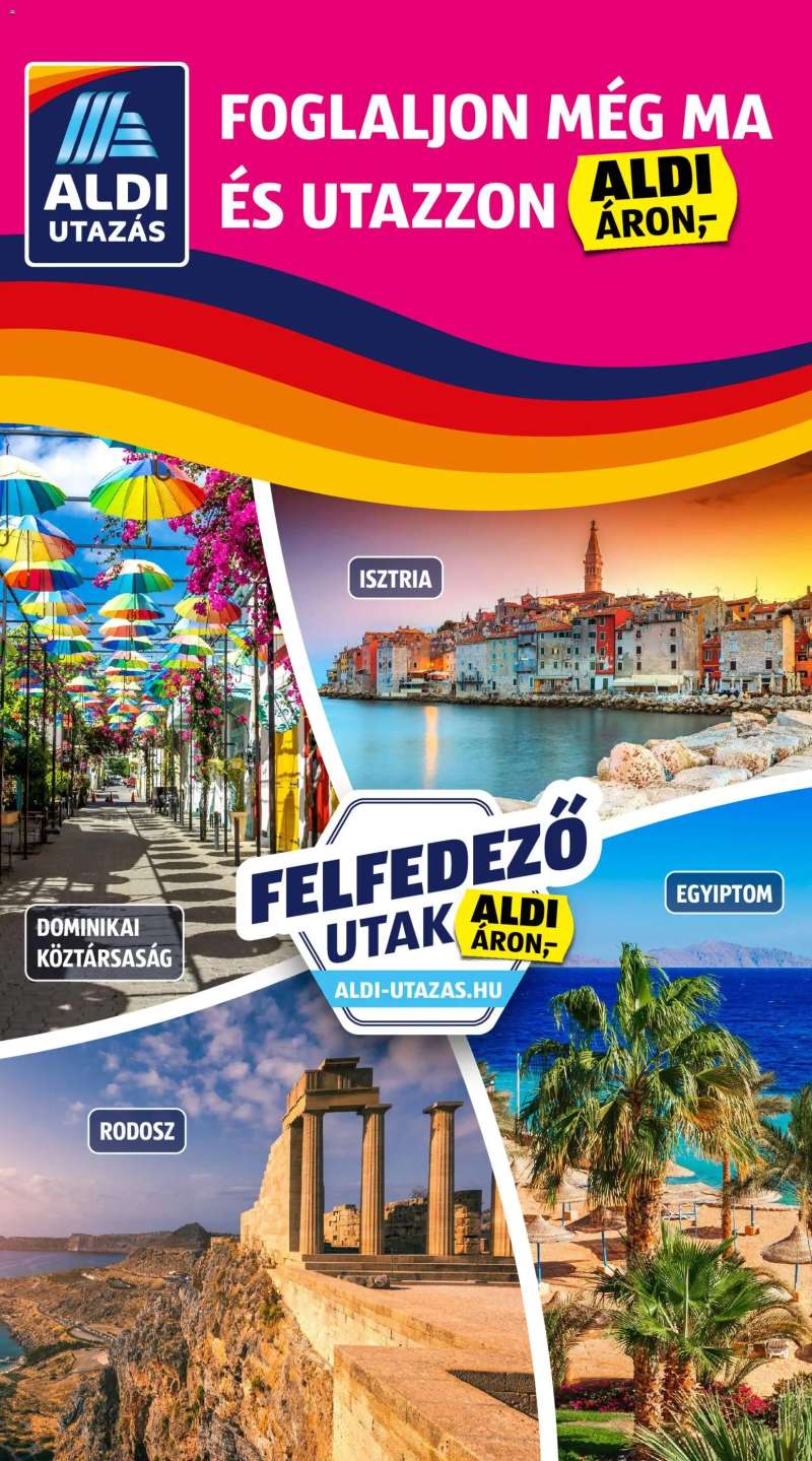 Aldi Aldi Utazás katalógus 6 oldal