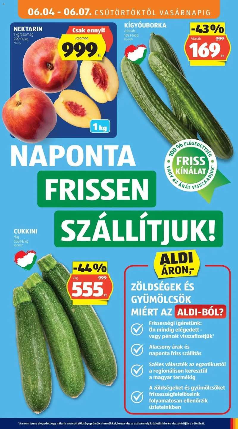 Aldi Aldi újság érvényessége 2026.06.10-ig 9 oldal