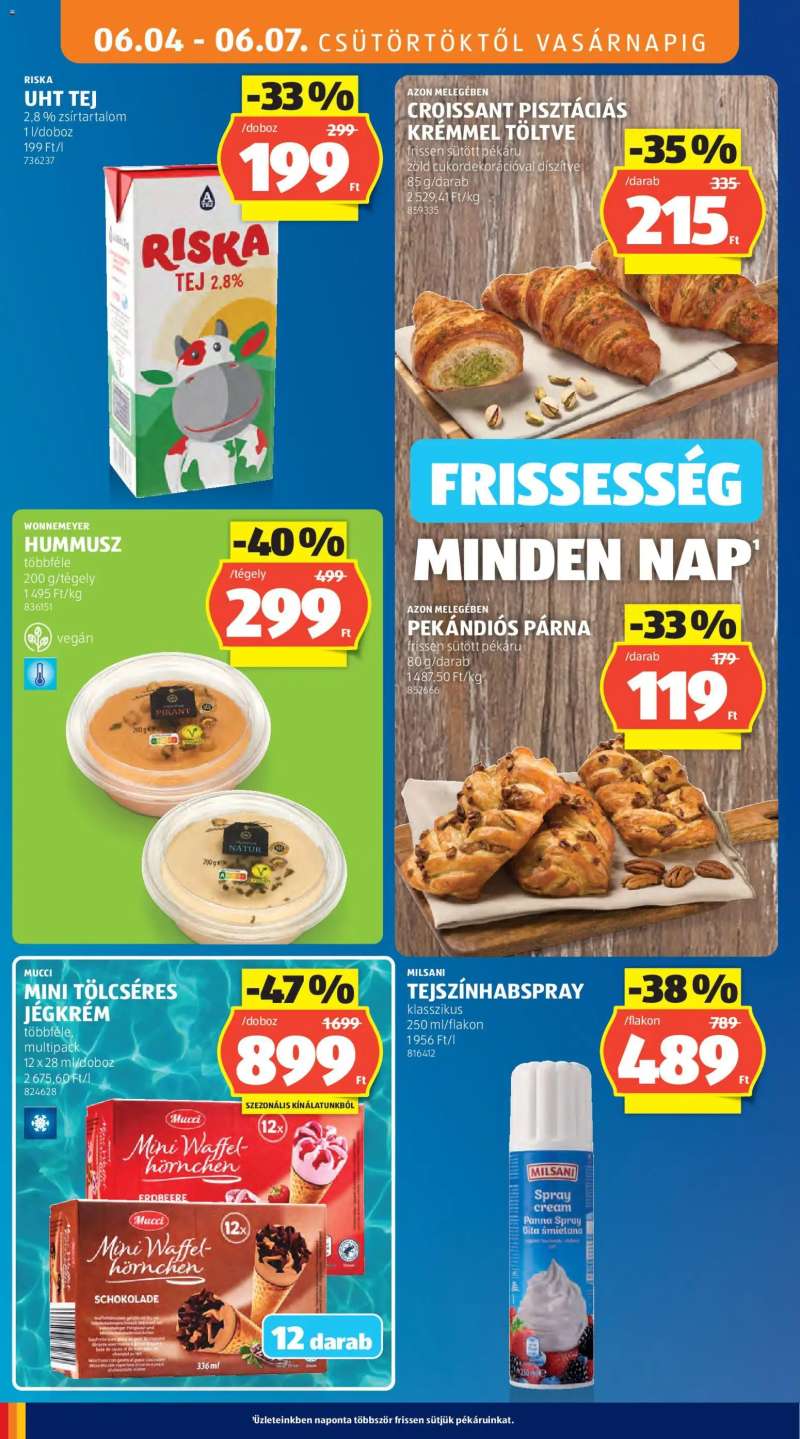 Aldi Aldi akciós újság 12 oldal