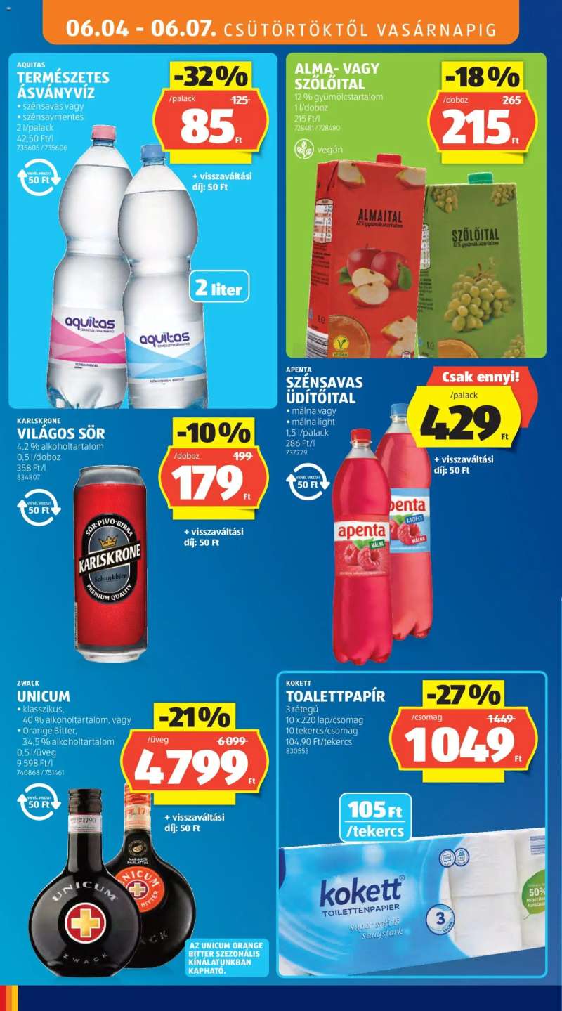 Aldi Aldi akciós újság 14 oldal