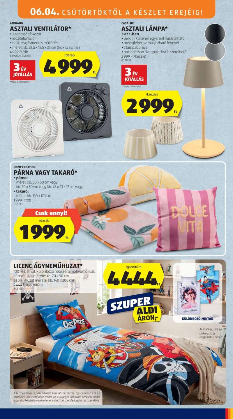 Aldi Aldi akciós újság 25 oldal