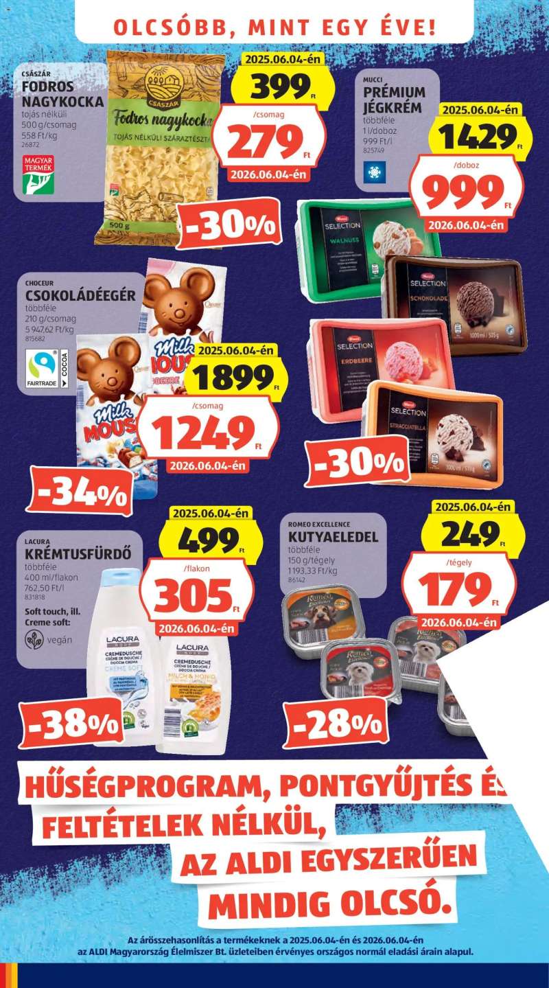 Aldi Aldi akciós újság 4 oldal