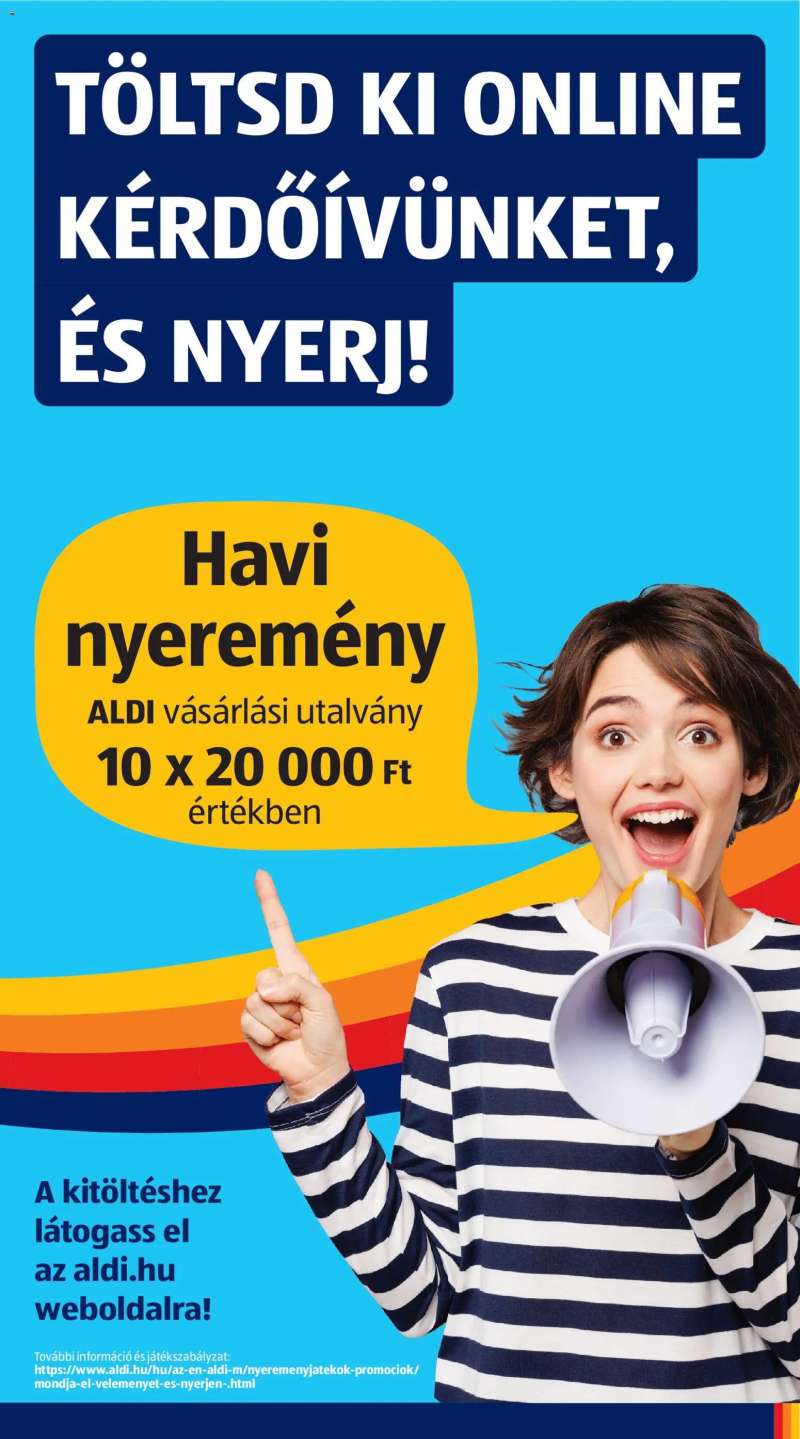 Aldi Aldi akciós újság 5 oldal