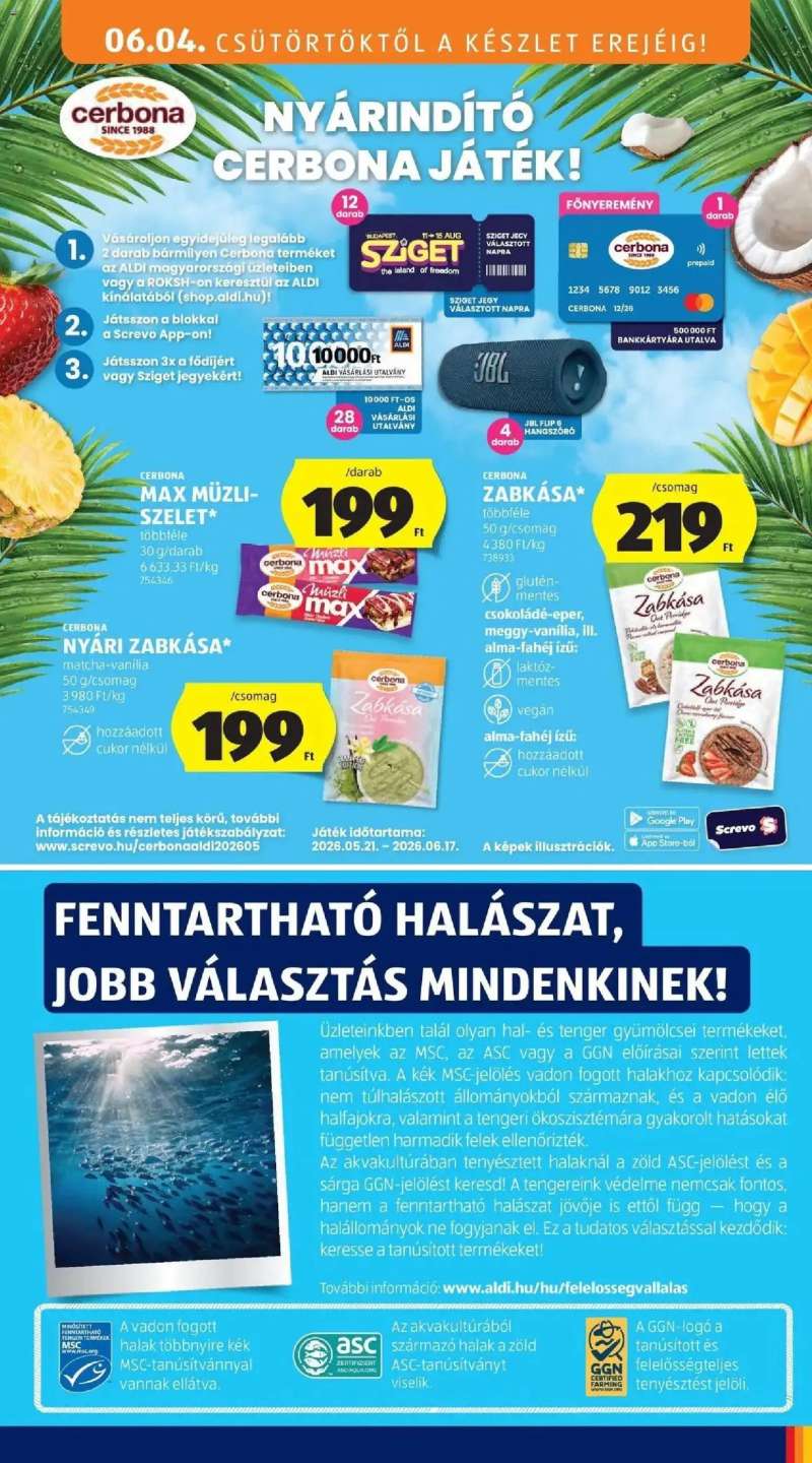 Aldi Aldi akciós újság Hatvan 17 oldal